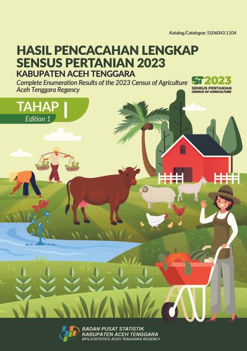 Hasil Pencacahan Lengkap Sensus Pertanian 2023 - Tahap I Kabupaten Aceh Tenggara